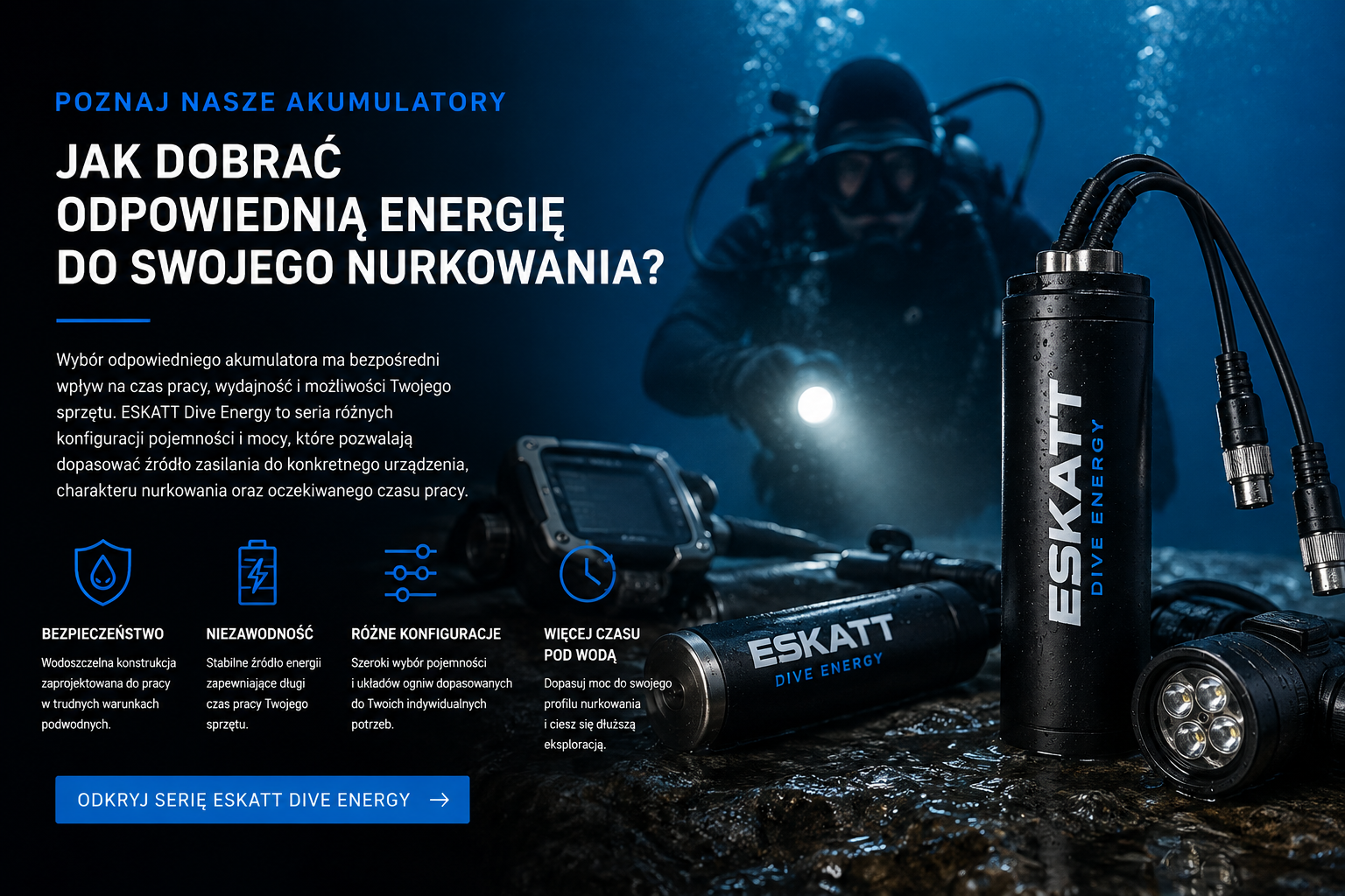 Dobór akumulatora do nurkowania